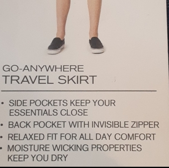 MPG women's size Medium go anywhere blue athletic sporty skirt - Picture 6 of 6